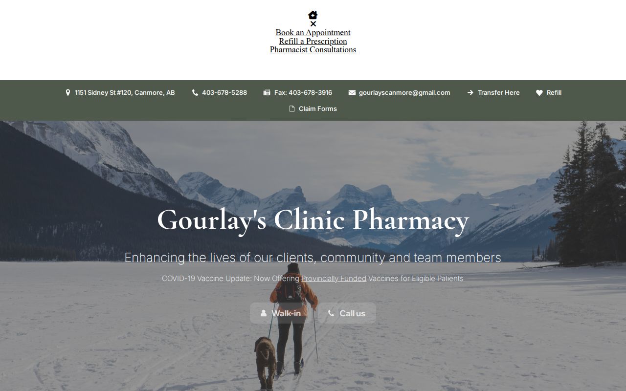 Gourlay's Clinic Pharmacy in Canmore